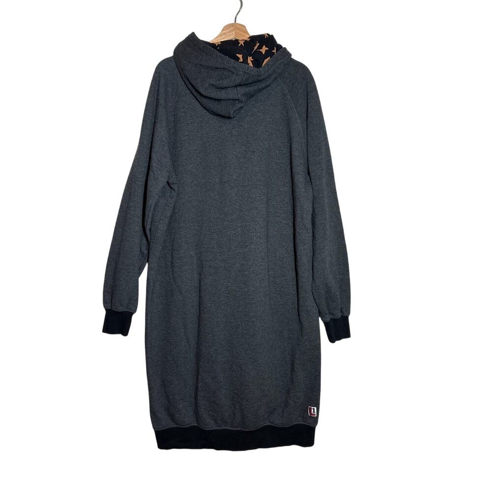 Lazy One Oversized Sleep Hoodie Sweatshirt Sz L / XL Camping Pajamas Loungewear - Picture 7 of 16